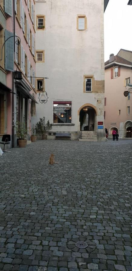 Haus De Philosophe Et Compositeur Rousseau Biel Exterior foto